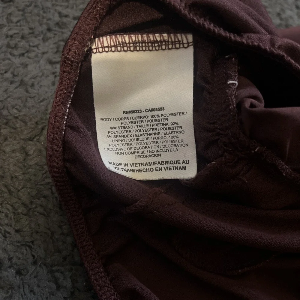 Nike Women's burgundy Dri-Fit Running Shorts With Liner Size M Reflective Track